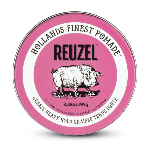 Reuzel Pink Grease pomade 95g, imported from the UK