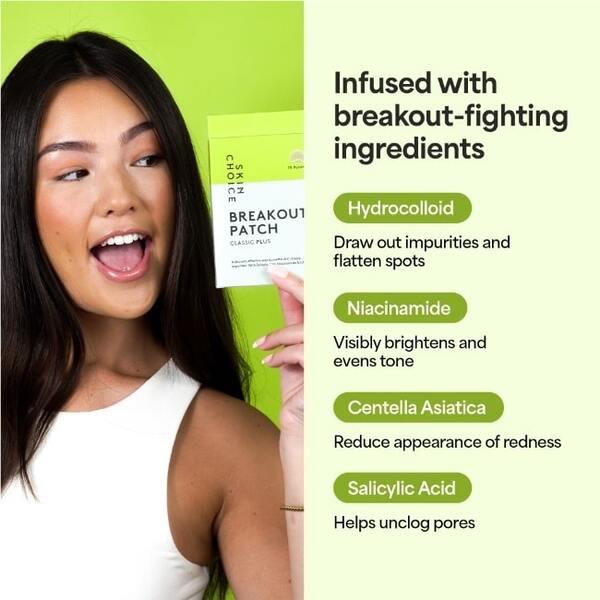 Skin Choice acne patches 75pcs (British brand)