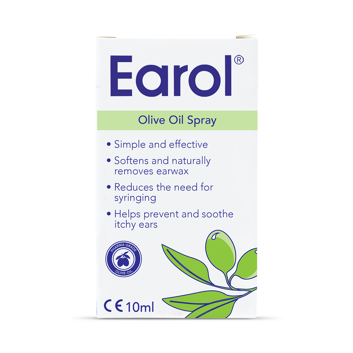 Earol olive oil ear spray 10 ml, imported from the UK