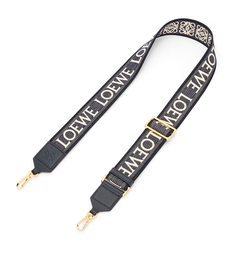 LOEWE jacquard anagram logo strap 4cm x 105cm, UK version