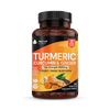 New Leaf turmeric curcumin ginger tablets 180, UK version