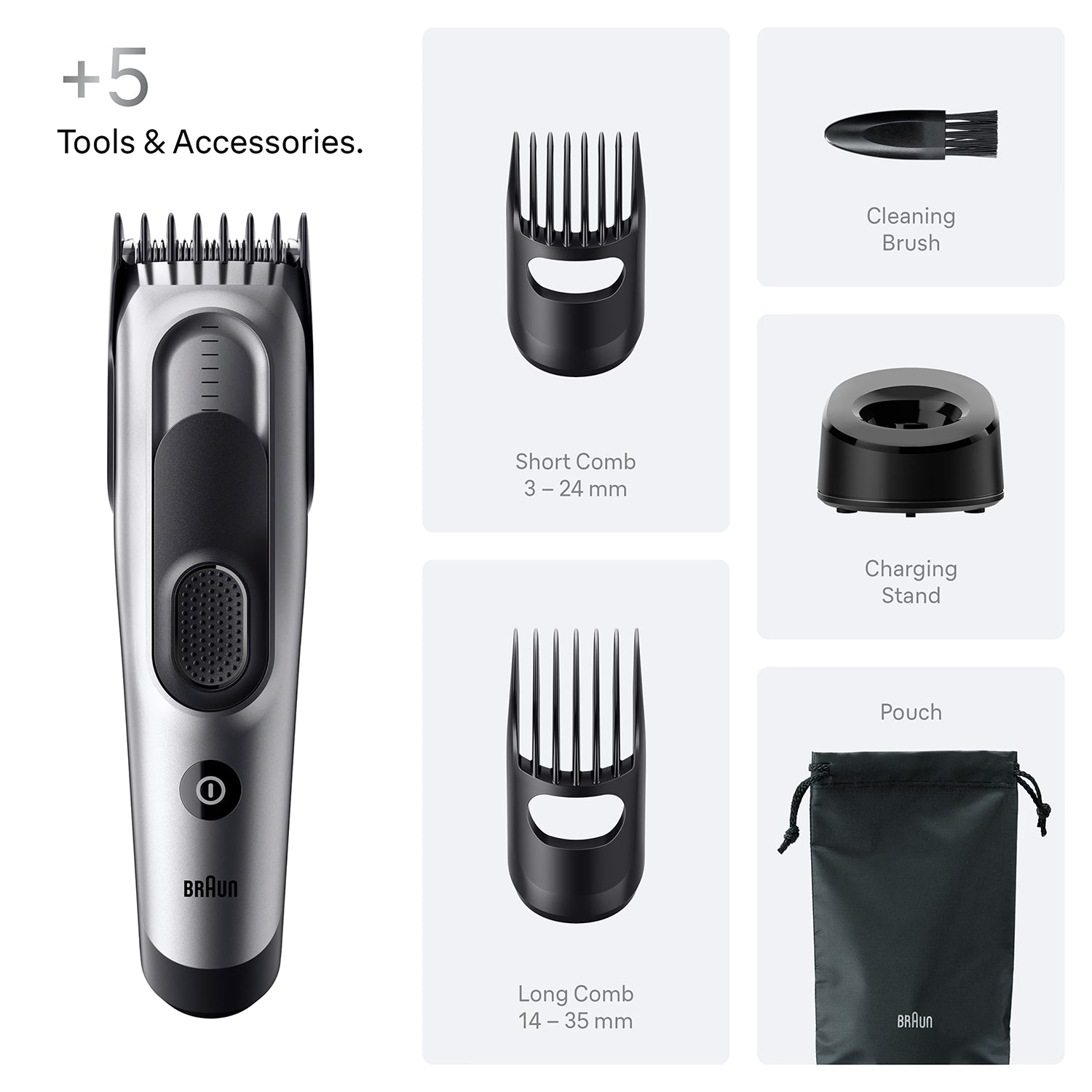 Braun Series 7 hair clipper HC7590 grey - British product