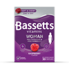 Bassetts Vitamins women's multivitamin pastilles raspberry 30 count (British brand)