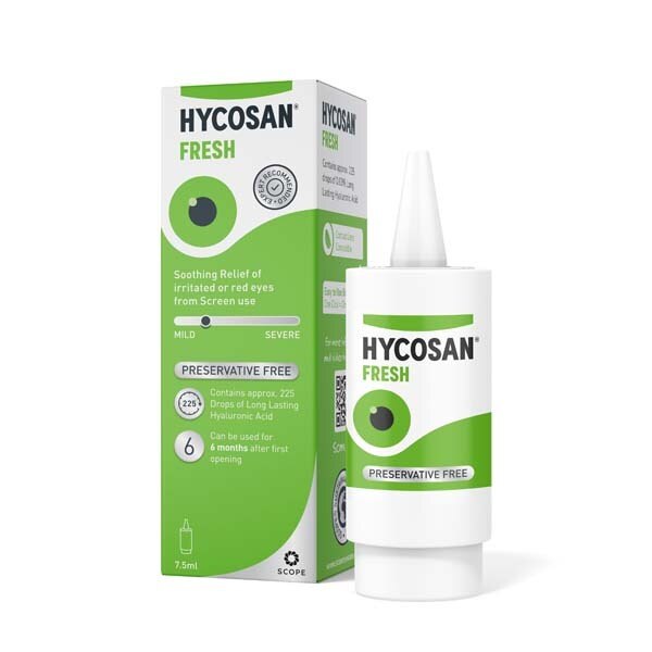 Hycosan Fresh Eye Drops 7.5ml GOODS Superdrug   