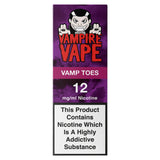 Vampire Vape Vamp Toes Nicotine 10ml 12mg Electronic cigarettes Sainsburys   