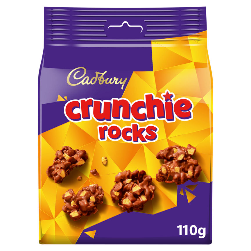 Cadbury Crunchie Rocks Milk Chocolate Bag GOODS ASDA   