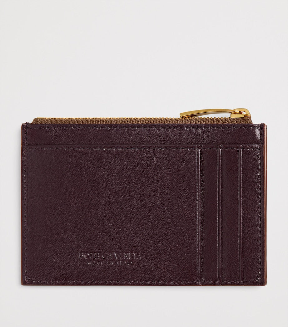 Bottega Veneta leather Intrecciato zipped card case (British brand)