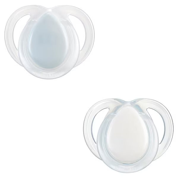 Tommee Tippee Night Soother 0-6m 2 pack (British brand)