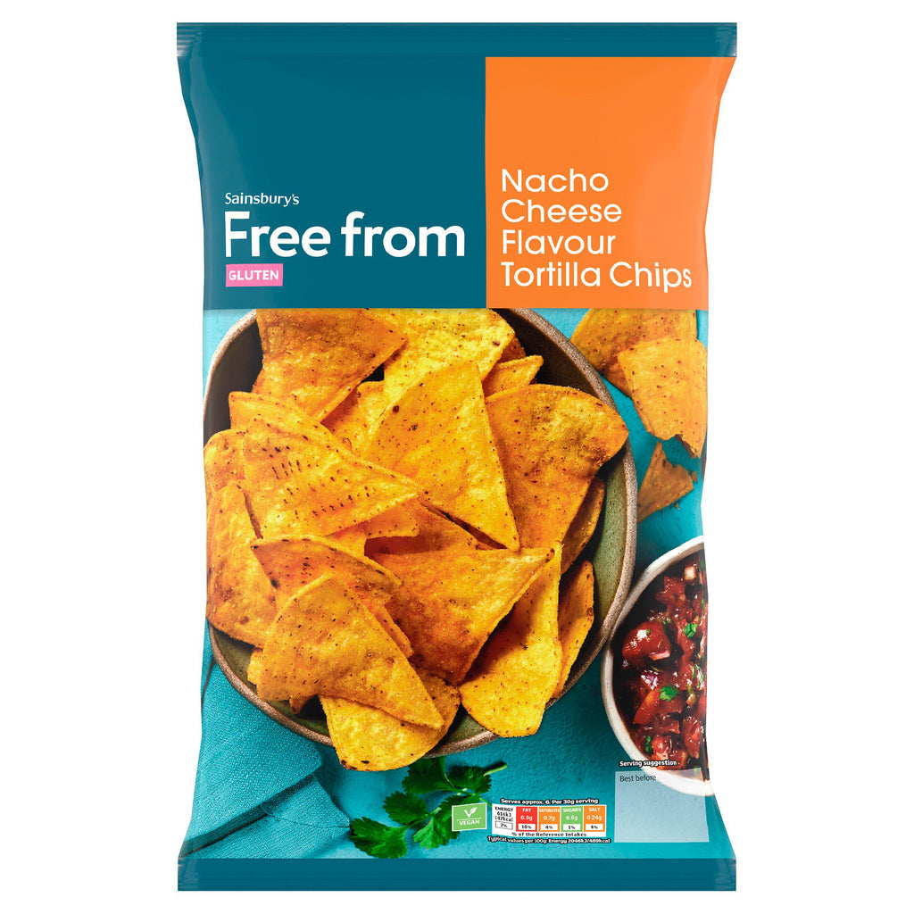 Sainsbury's Free From Nacho Tortilla Chips 200g