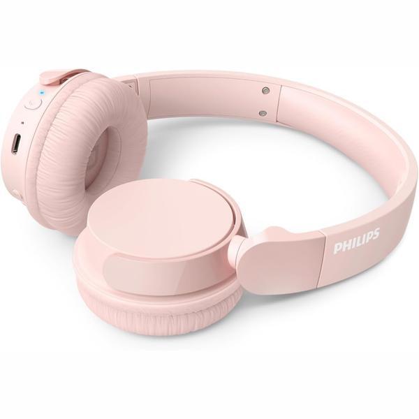 سماعات Philips TAH4209 اللاسلكية فوق الأذن باللون الوردي، نسخة المملكة المتحدة
