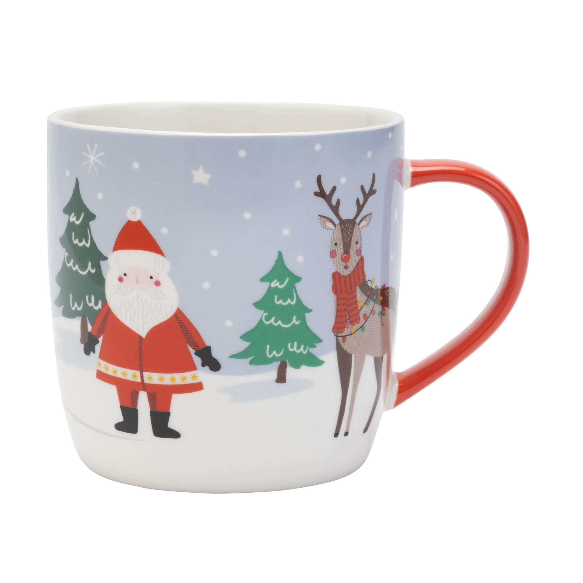 Home Santa & Reindeer Decal Mug GOODS Sainsburys   