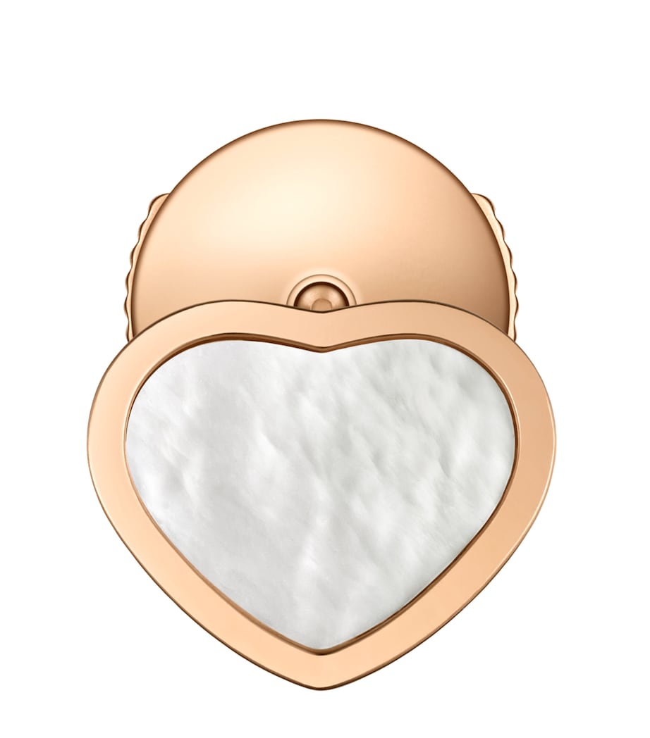 Chopard My Happy Hearts rose gold mother-of-pearl single earring - British product