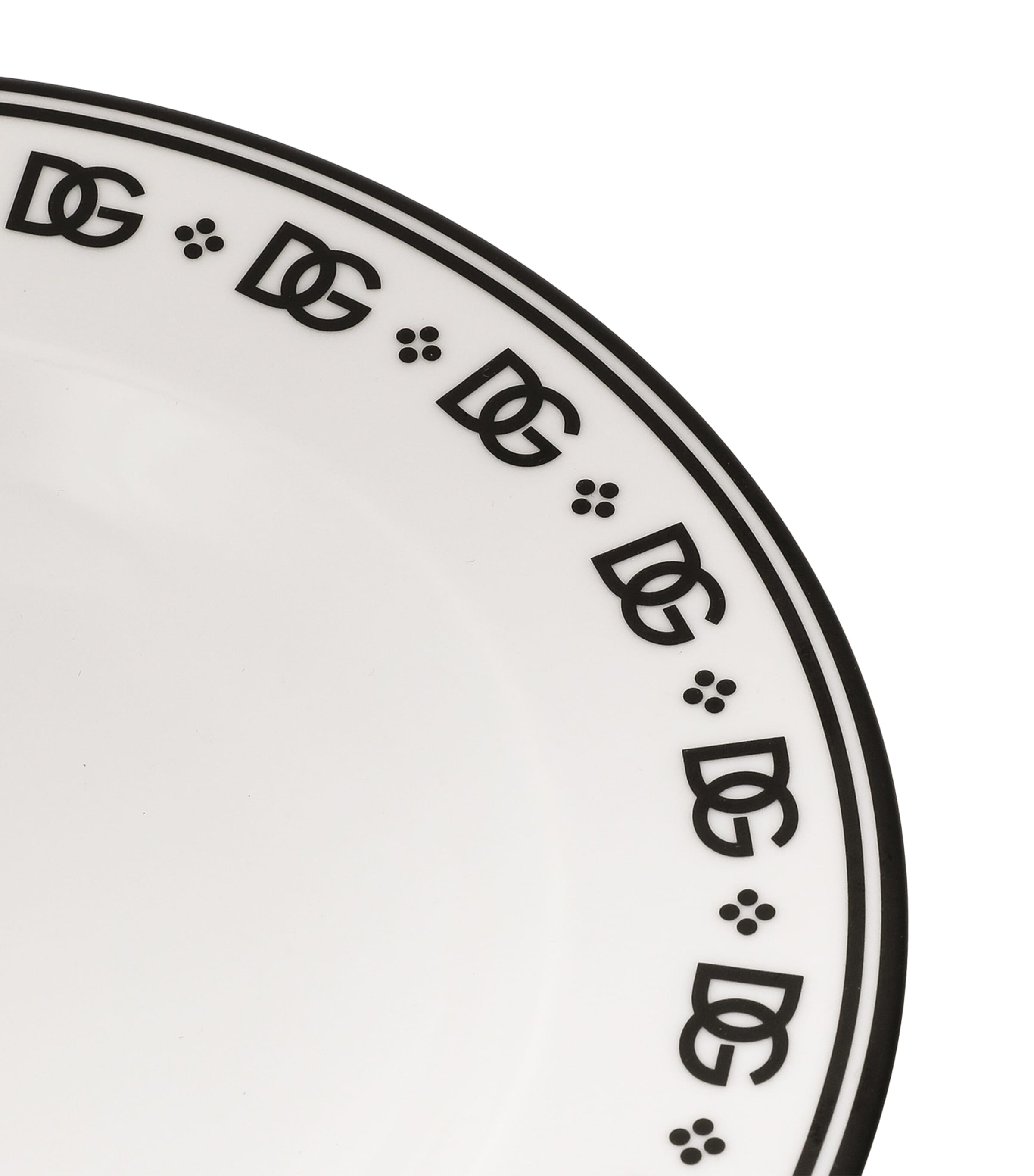Dolce&Gabbana DG Logo Soup Plates, set of 2, 20cm - British product