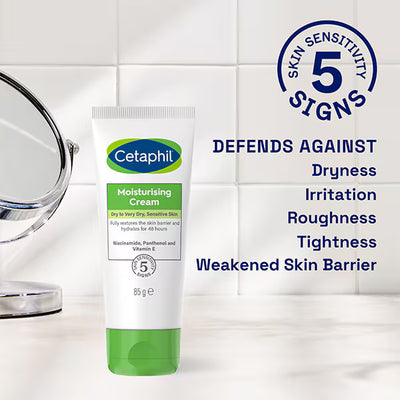 Superdrug Cetaphil Moisturising Cream Sensitive Skin 85g - Kjøp online hos McGrocer