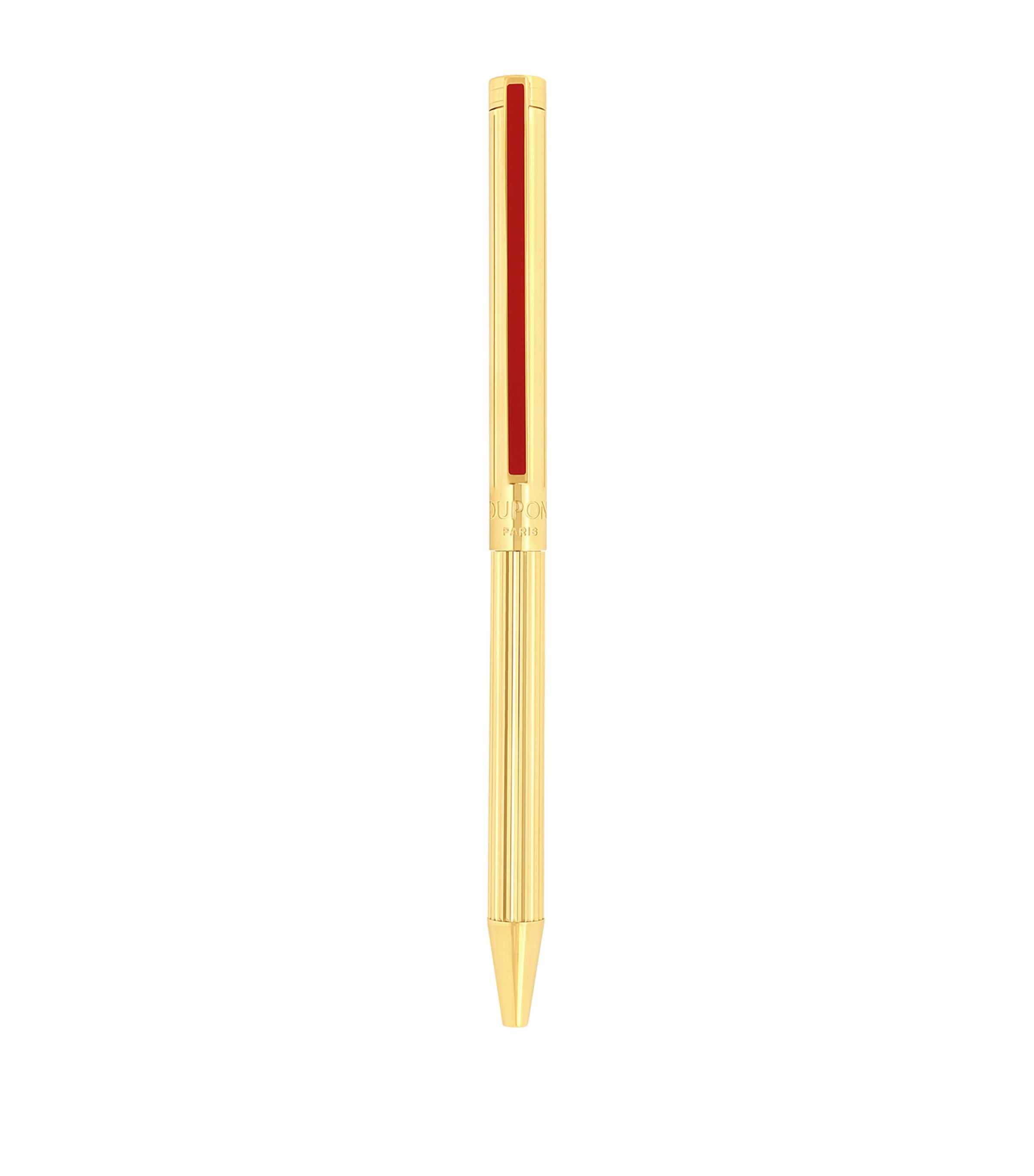 S.T. Dupont Palladium and Yellow Gold-Trim Classique ballpoint pen (British brand)