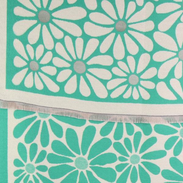 POM floral scarf green mix, UK version