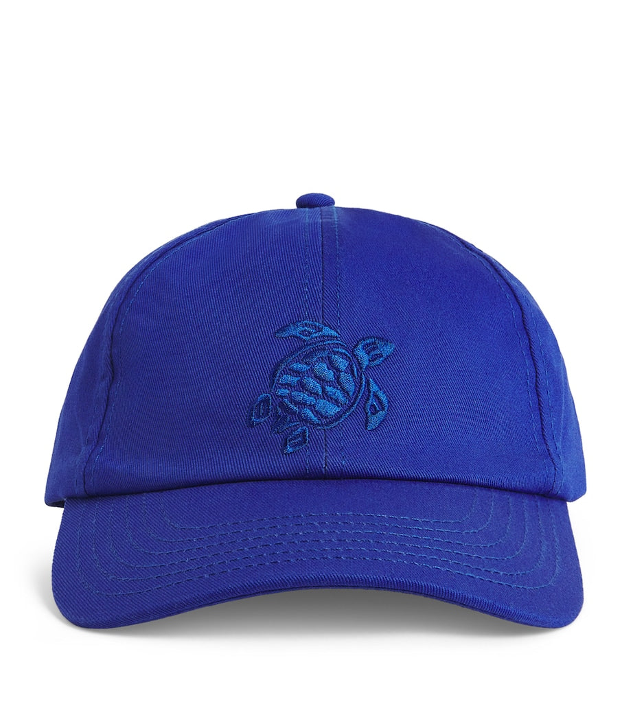 Vilebrequin embroidered turtle baseball cap (British brand)