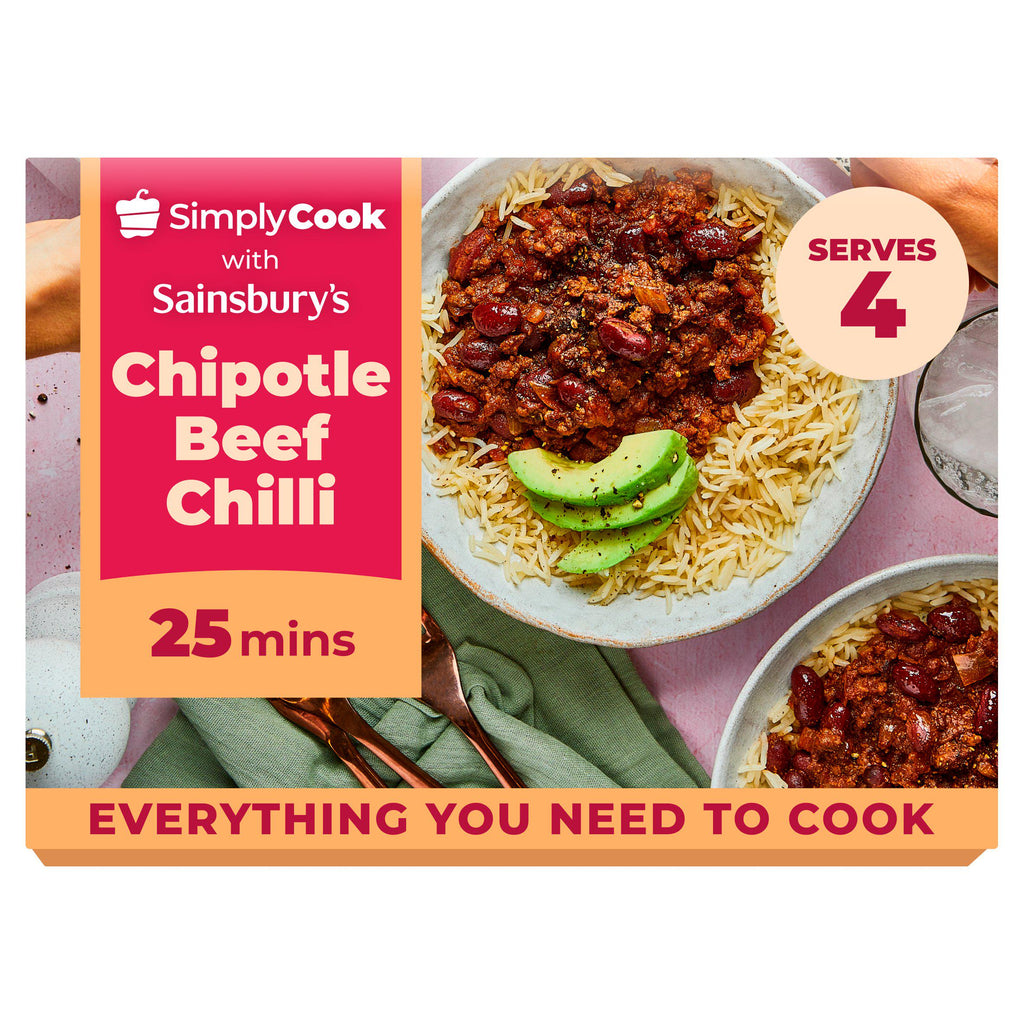 Sainsbury's Simply Cook Chipotle Beef Chilli Meal Kit