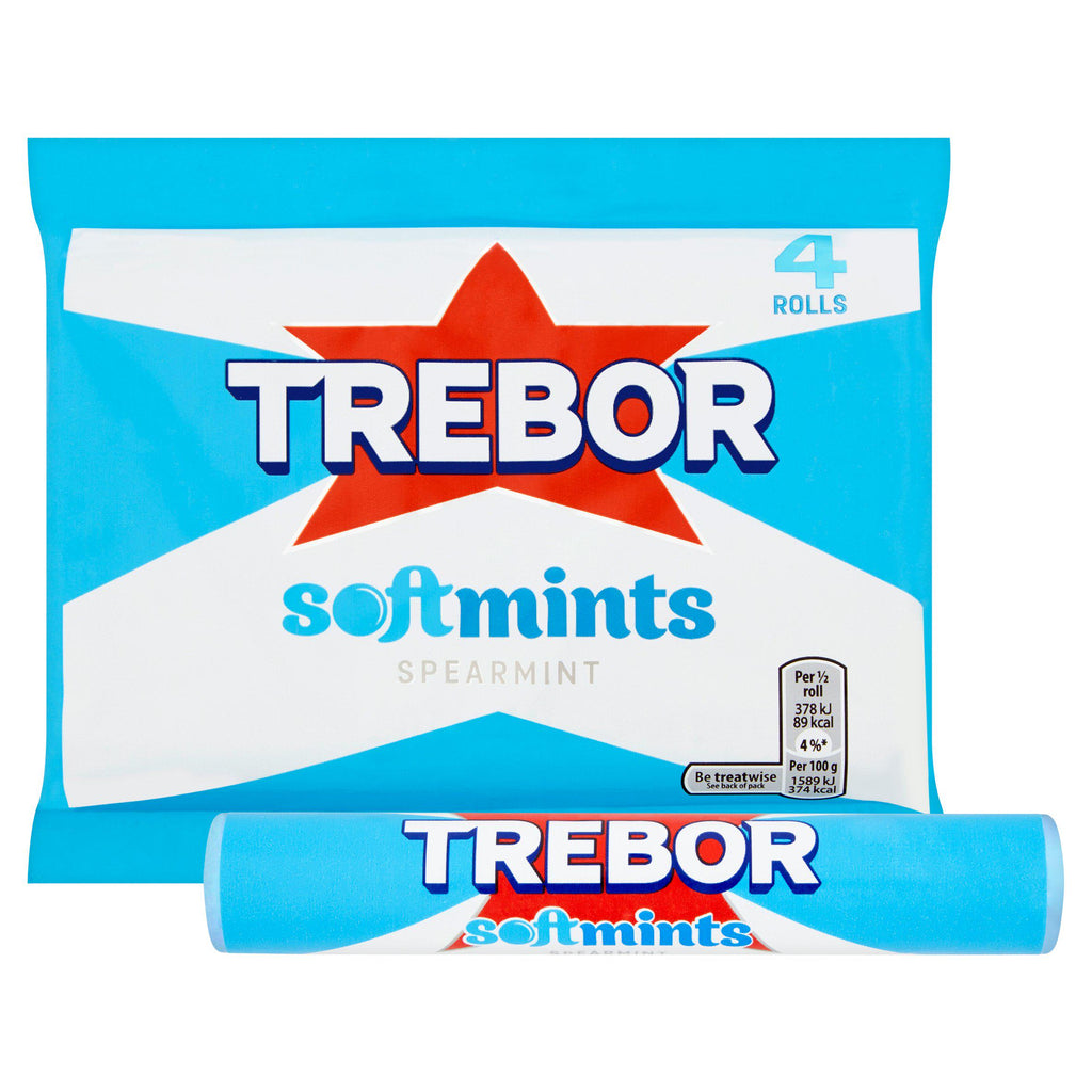 Trebor Softmints Spearmint Mints Multipack x4 179g