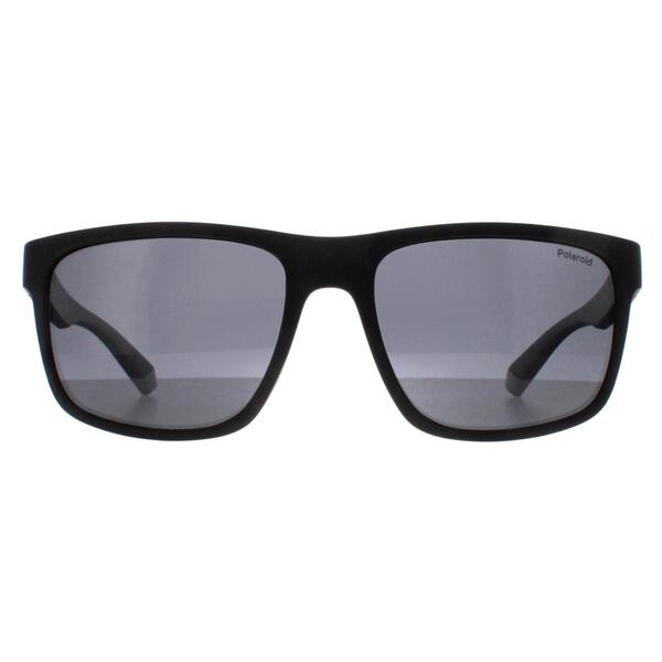 Polaroid men's polarized sunglasses black matte frame - British product
