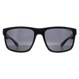 Polaroid men's polarized sunglasses black matte frame - British product