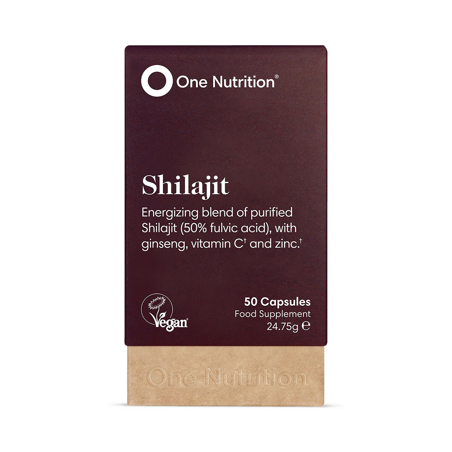 One Nutrition Shilajit capsules 50 capsules - British product