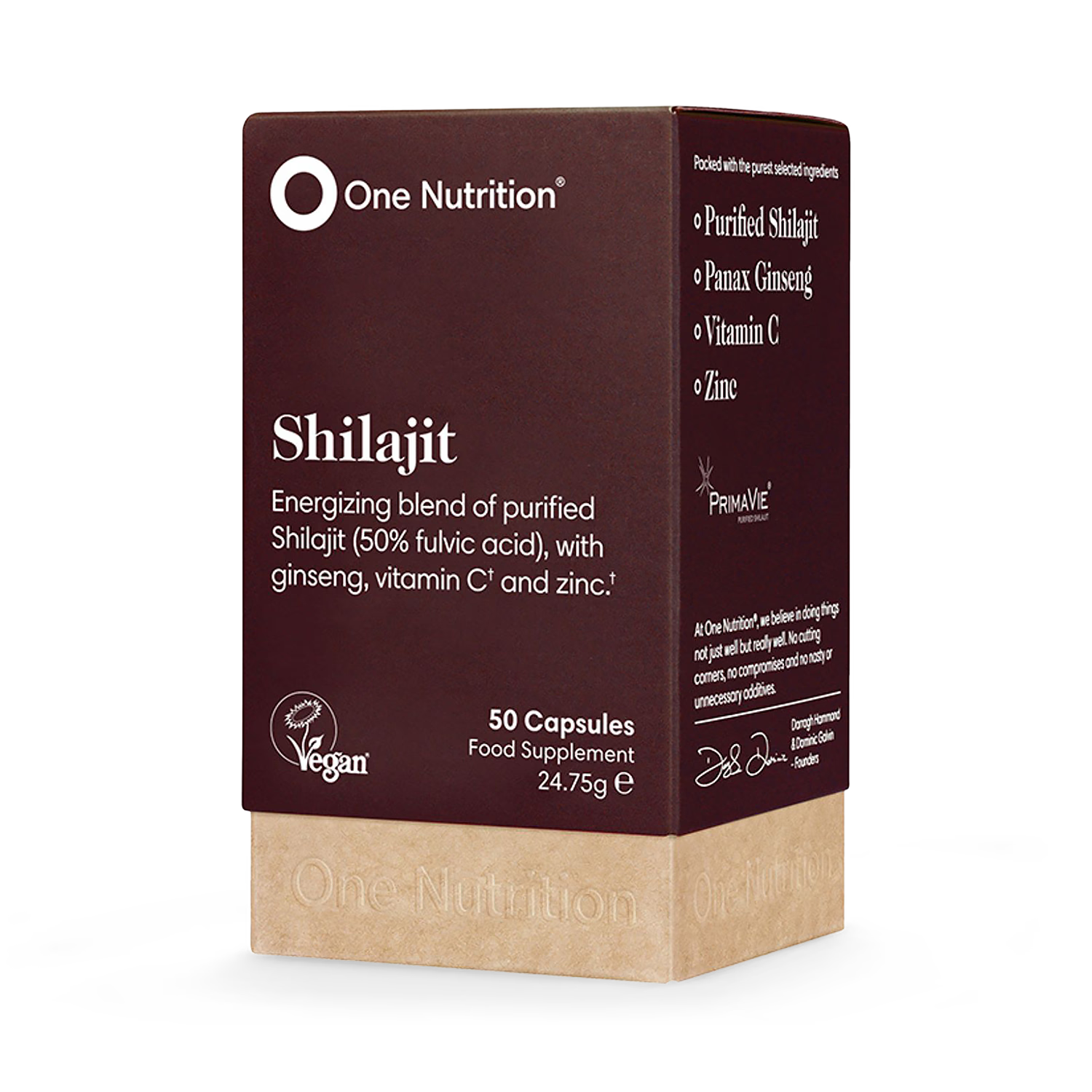 One Nutrition Shilajit capsules 50 capsules - British product