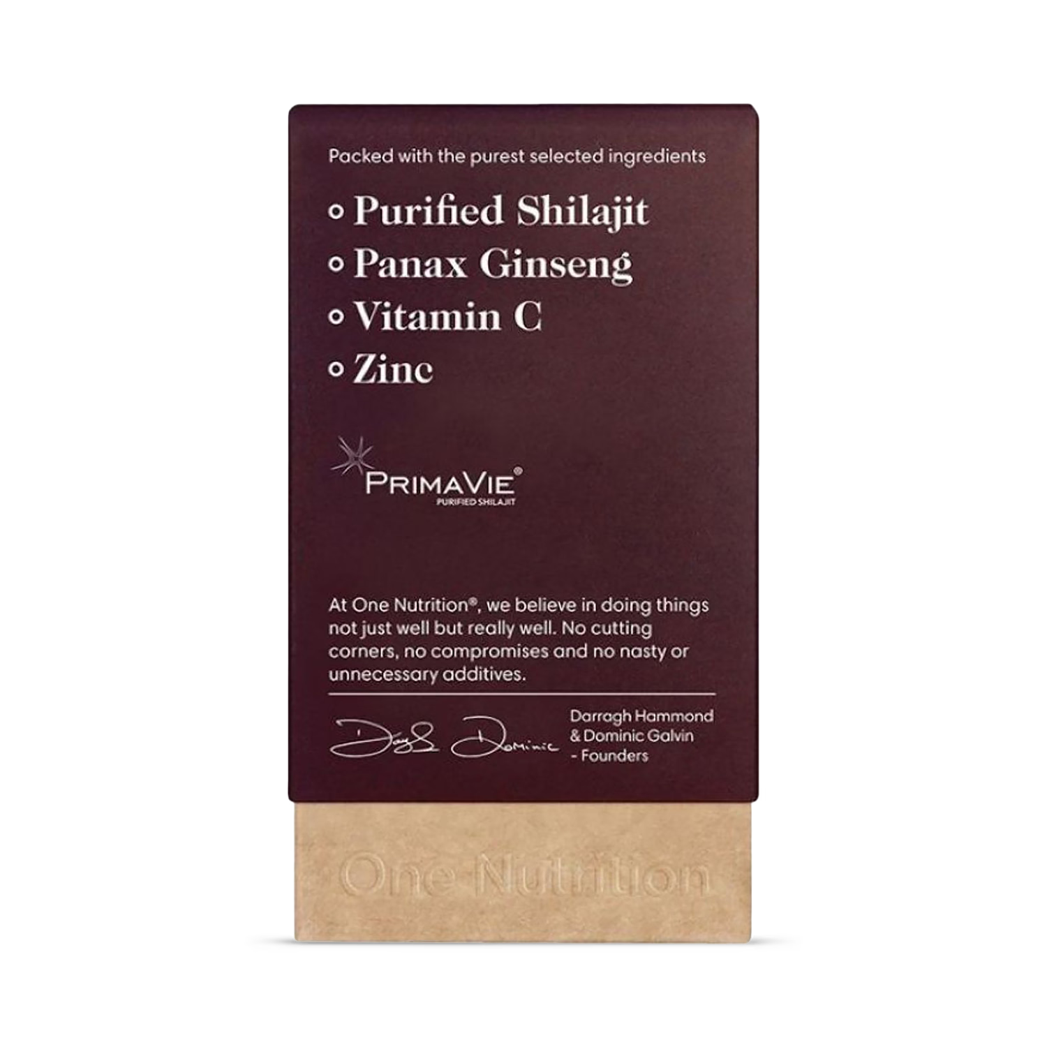 One Nutrition Shilajit capsules 50 capsules - British product