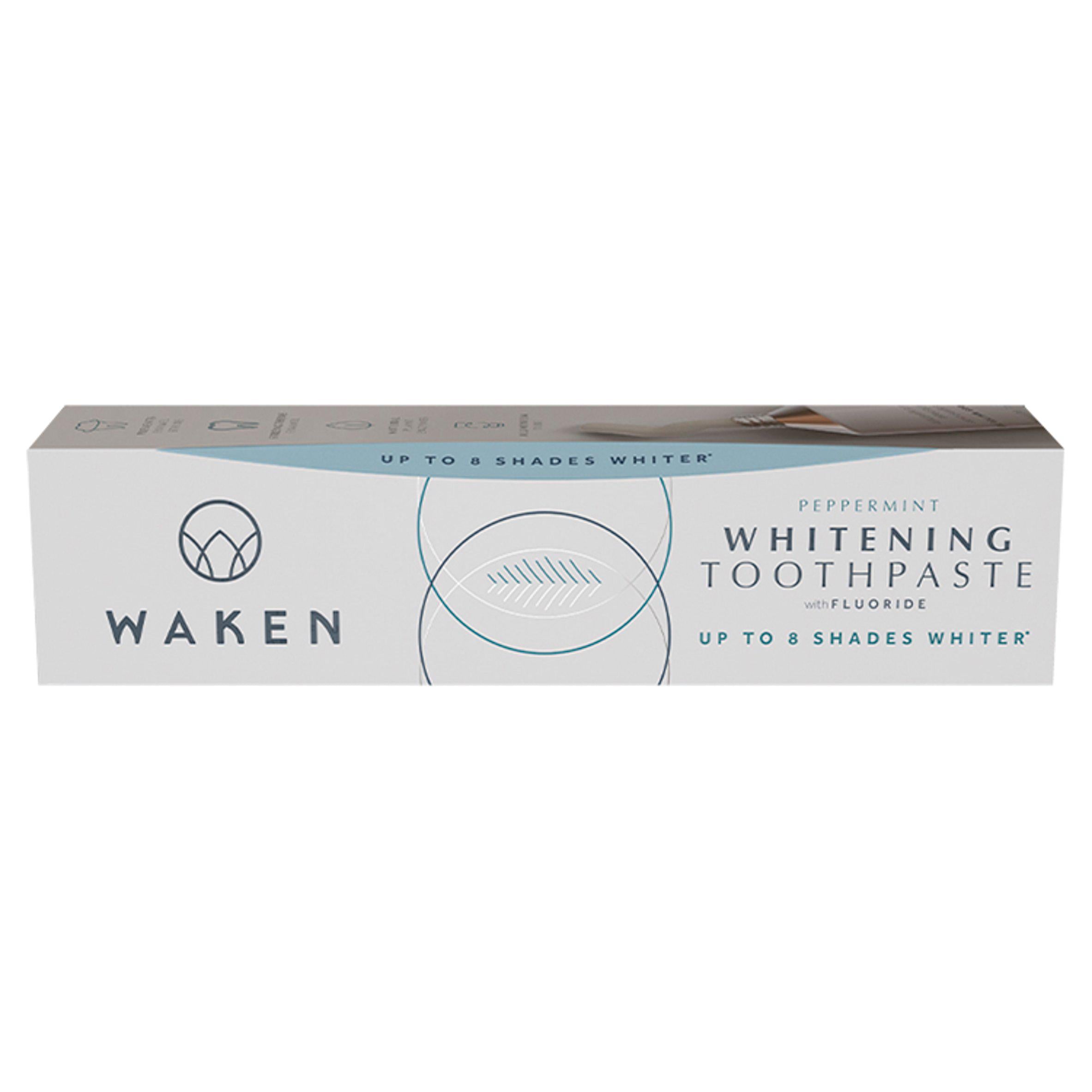 Waken Peppermint Whitening Toothpaste with Fluoride 75ml GOODS Sainsburys   