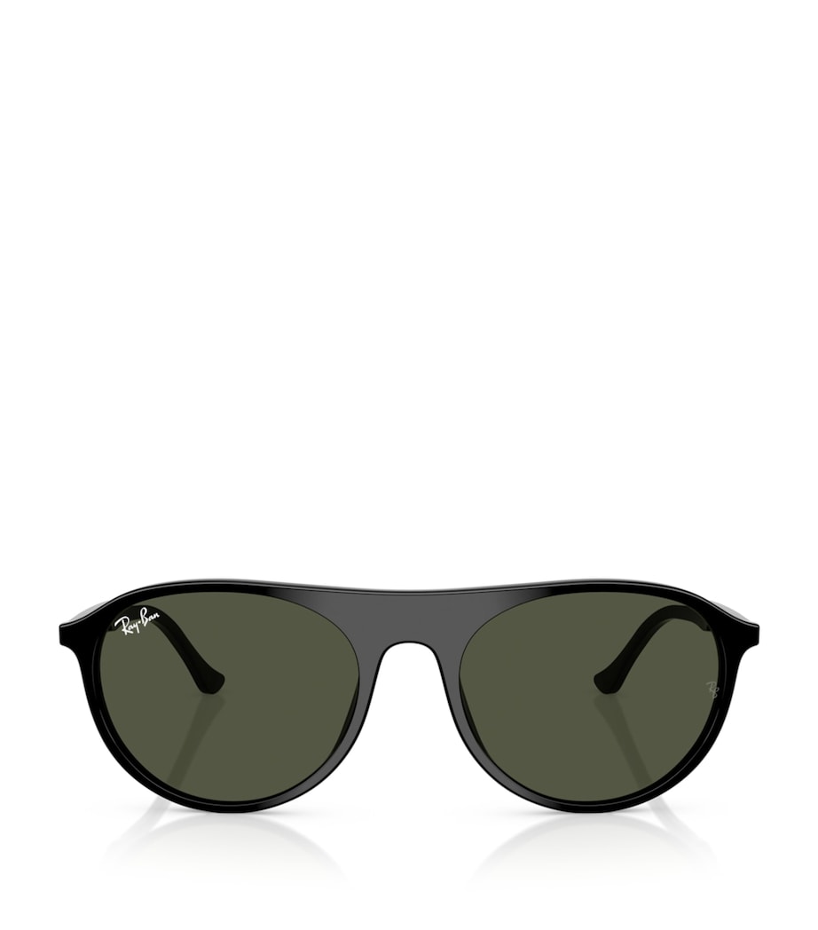Ray-Ban RB2215 rounded square sunglasses acetate, imported from the UK
