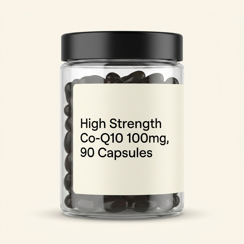 Holland & Barrett High Strength Co-Q10 100mg 90 capsules, UK version