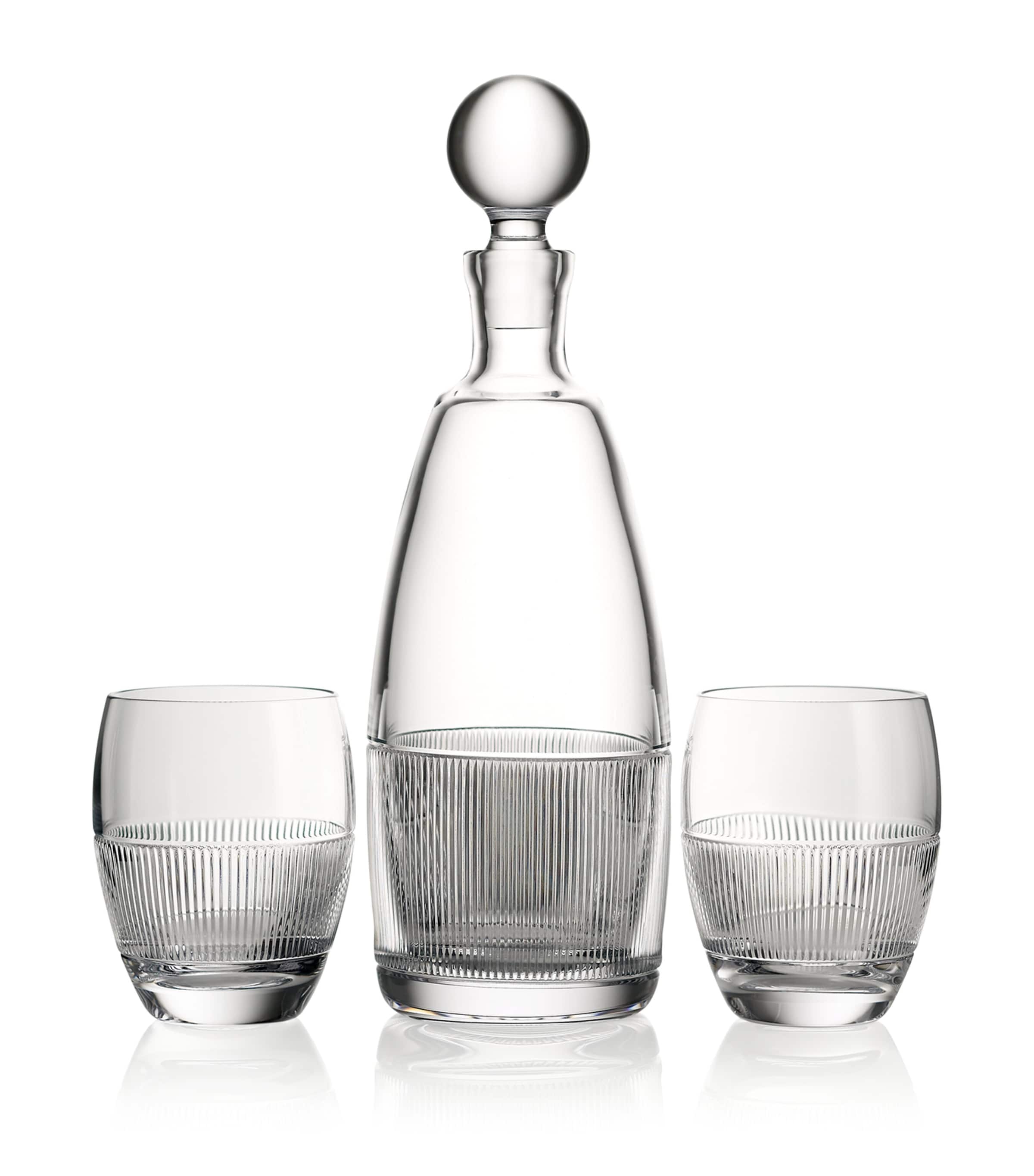 Crystal Decanter and Tumbler Helia Set