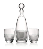 Crystal Decanter and Tumbler Helia Set