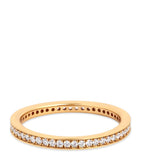 Astrid & Miyu gold-plated crystal stacking ring, UK version