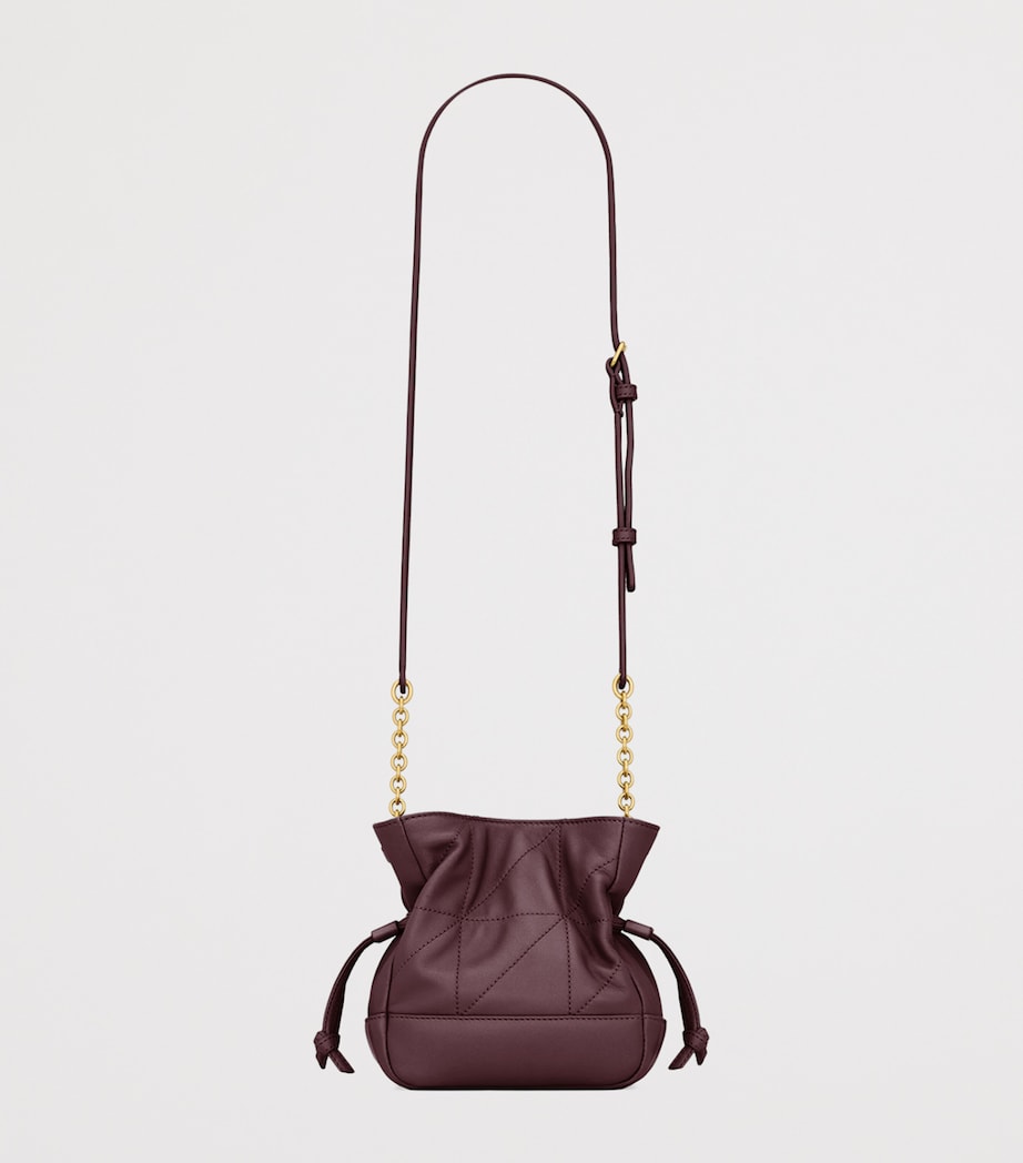 Saint Laurent Mini Jamie Shoulder Bag in lambskin, imported from the UK