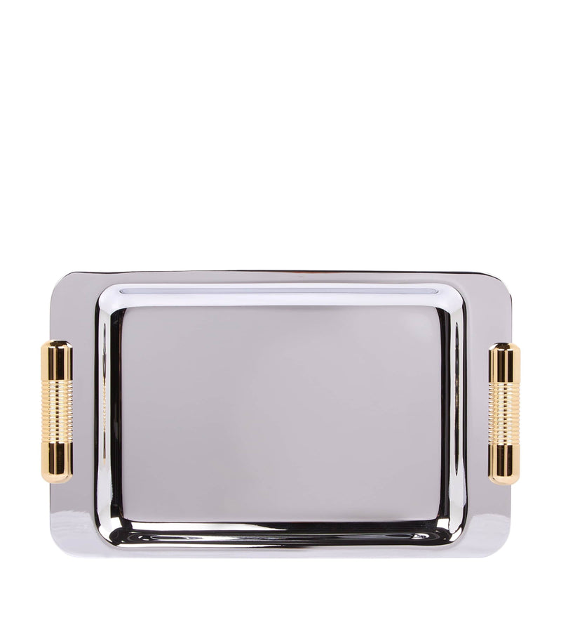 ZODIAC small gold-plated cylinder tray (British brand)