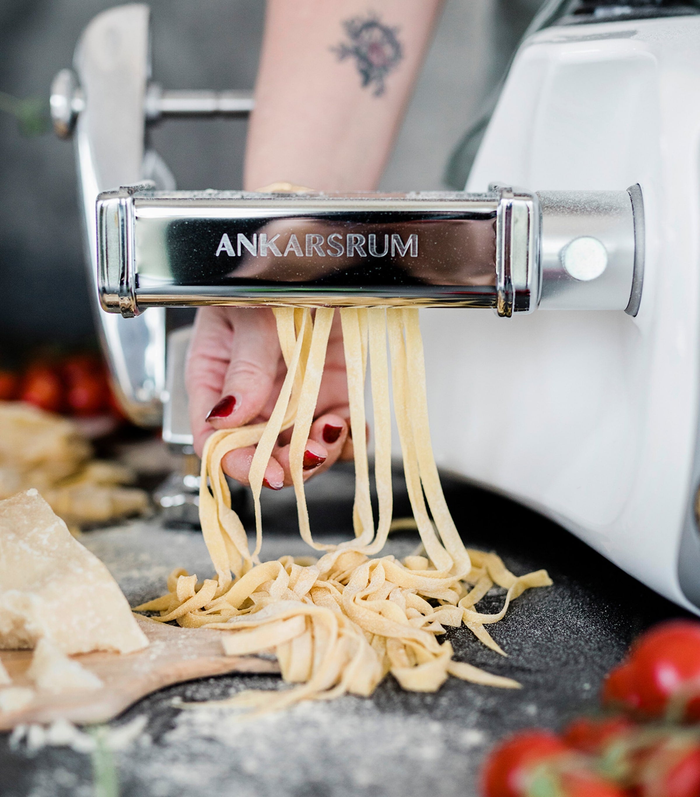 Ankarsrum pasta roller and cutter attachment kit - British product