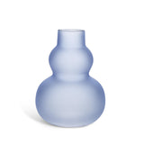 Habitat Frosted Bubble Bud Vase Blue GOODS Sainsburys   