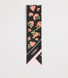 Valentino Garavani silk floral skinny scarf - British product