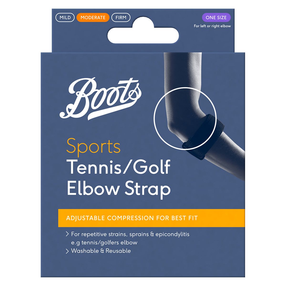 Boots Sports Tennis/Golf Elbow Strap - One Size GOODS Boots   