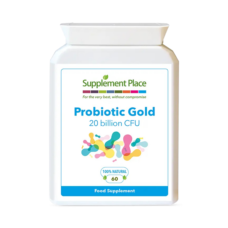 Supplement Place Probiotic Gold 20 Billion CFU 60 Capsules, UK version
