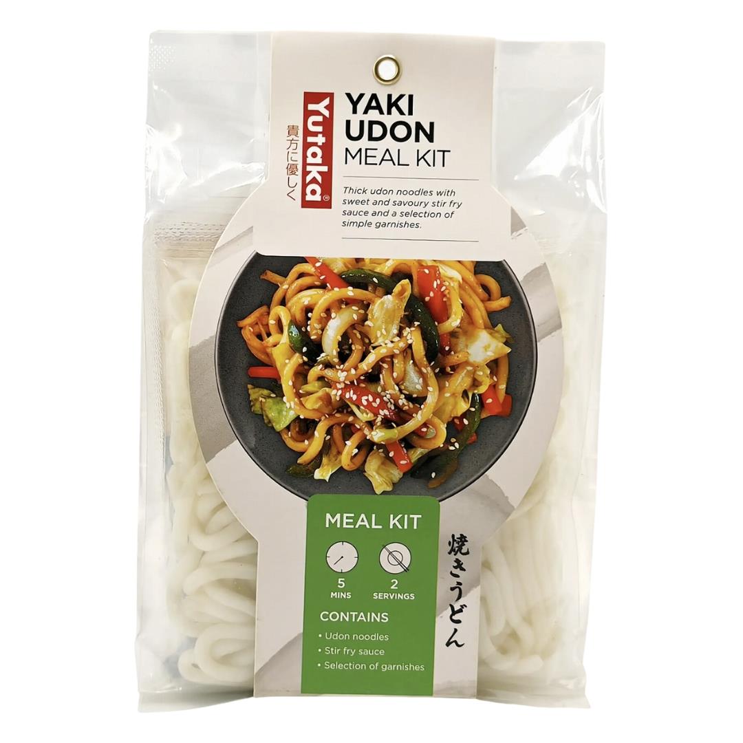 Yutaka yaki udon meal kit with noodles and sauce - British product