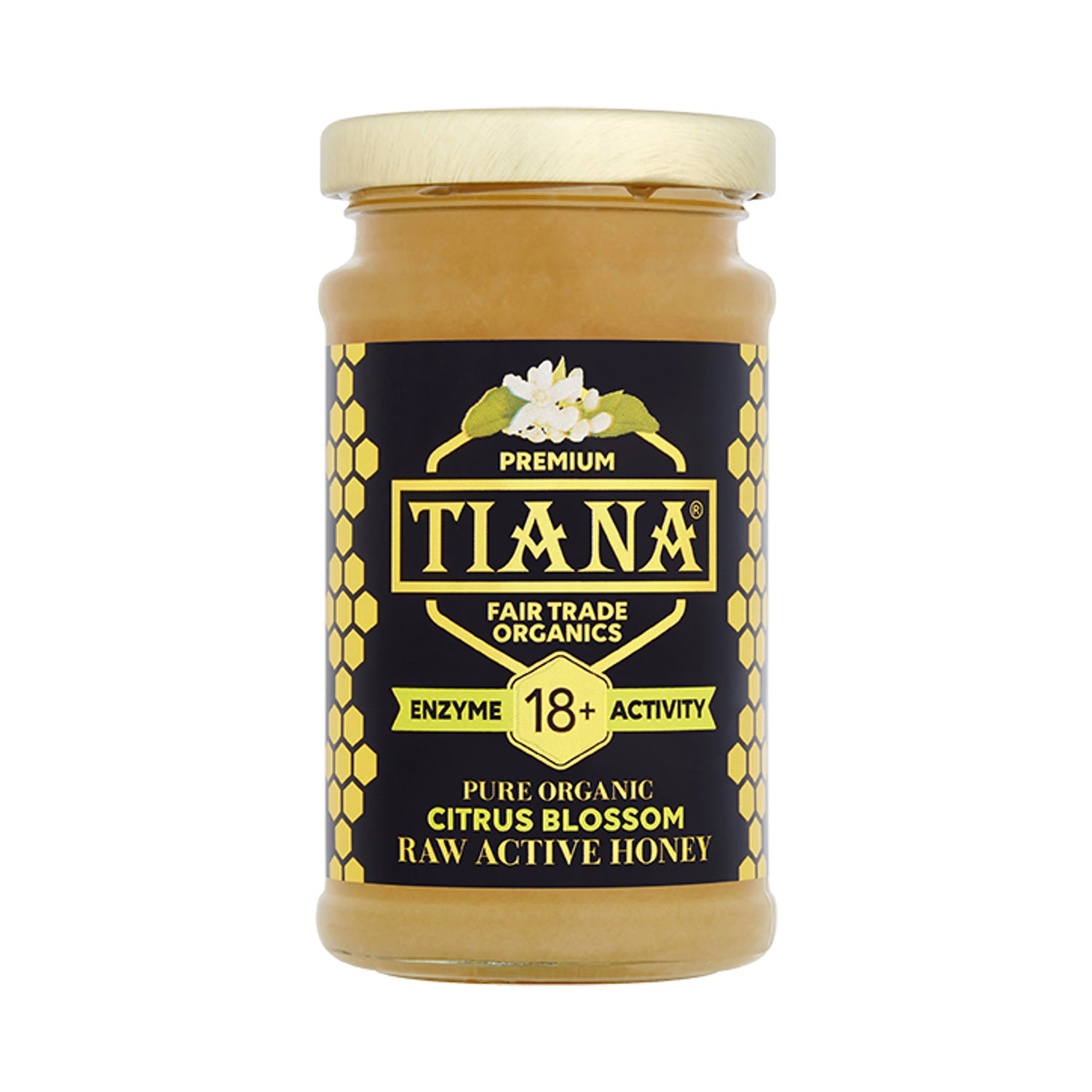 Tiana organic citrus blossom honey 250g (British brand)
