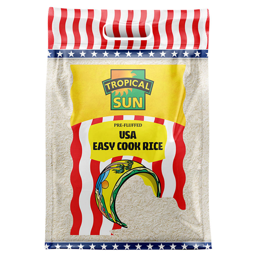 Tropical Sun Pre-Fluffed American Easy Cook Rice