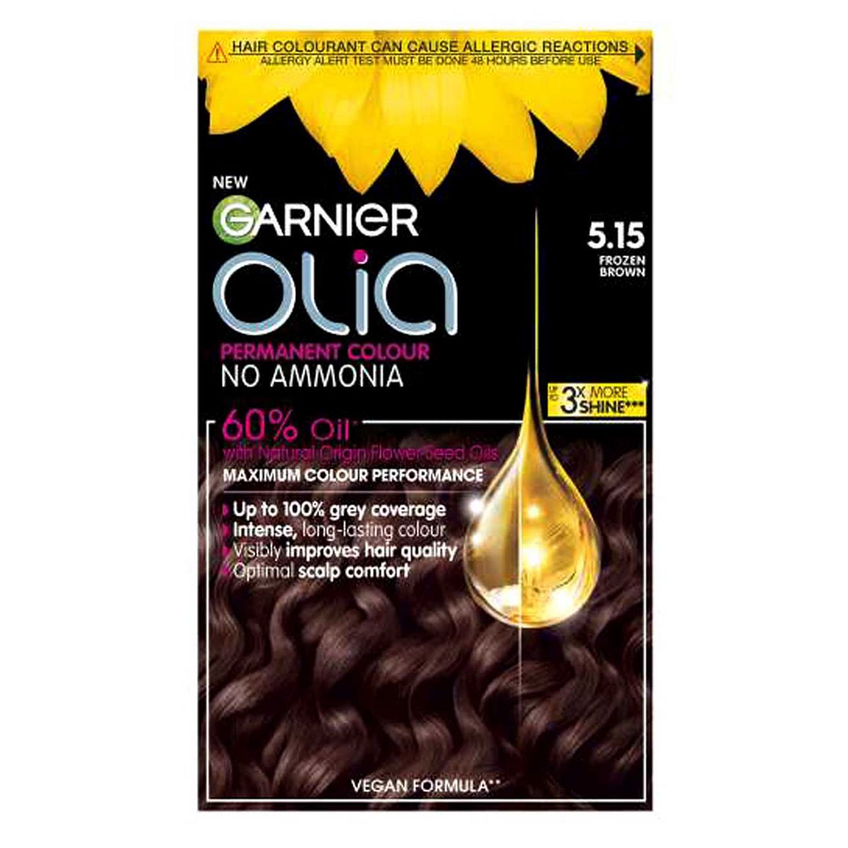 Garnier Olia 5.15 Frosted Chocolate Brown No Ammonia Permanent Hair Dye GOODS Boots   