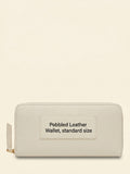 Mulberry Plaque classic grain leather zip around wallet, imported from the UK