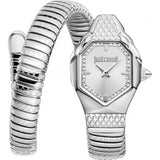 Just Cavalli Silver Ladies Snake Aria Watch, UK version