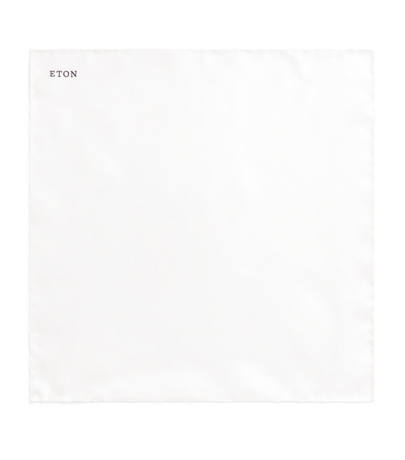Eton silk pocket square - British product