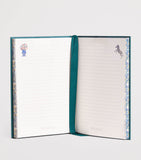 Harrods Enchanted Emporium hardback notebook with lined pages and marble-effect edges, 21x15.5cm, UK version