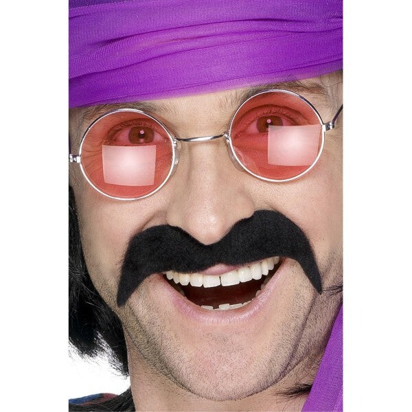 Smiffys Seventies Tash, Black